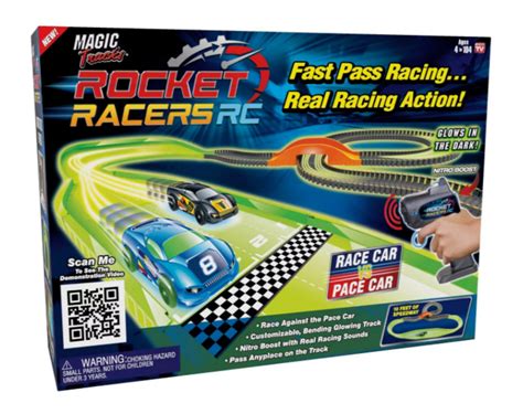 Discover the next level of racing with Magic Tracks rocket racers RC